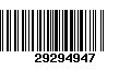 Código de Barras 29294947