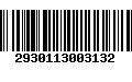 Código de Barras 2930113003132