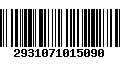 Código de Barras 2931071015090