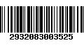 Código de Barras 2932083003525