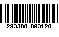 Código de Barras 2933081003128