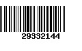 Código de Barras 29332144