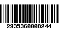 Código de Barras 2935360008244