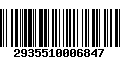 Código de Barras 2935510006847