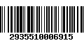 Código de Barras 2935510006915