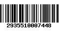 Código de Barras 2935510007448