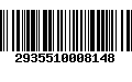 Código de Barras 2935510008148