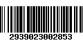 Código de Barras 2939023002853