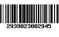 Código de Barras 2939023002945