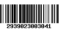 Código de Barras 2939023003041