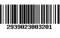 Código de Barras 2939023003201