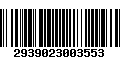 Código de Barras 2939023003553