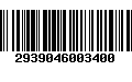 Código de Barras 2939046003400