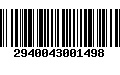 Código de Barras 2940043001498