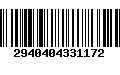 Código de Barras 2940404331172