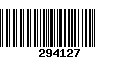 Código de Barras 294127