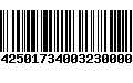 Código de Barras 294250173400323000030