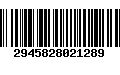 Código de Barras 2945828021289