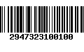 Código de Barras 2947323100100