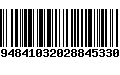 Código de Barras 2948410320288453302