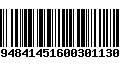 Código de Barras 2948414516003011308