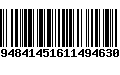 Código de Barras 2948414516114946308