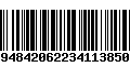 Código de Barras 2948420622341138506