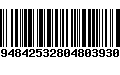 Código de Barras 2948425328048039300