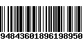 Código de Barras 2948436018961989504