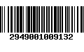 Código de Barras 2949001009132