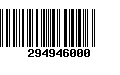 Código de Barras 294946000