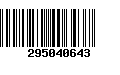 Código de Barras 295040643