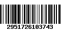 Código de Barras 2951726103743