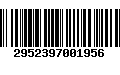 Código de Barras 2952397001956