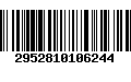 Código de Barras 2952810106244