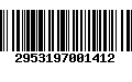 Código de Barras 2953197001412