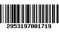 Código de Barras 2953197001719