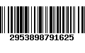 Código de Barras 2953898791625