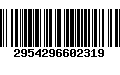 Código de Barras 2954296602319