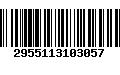 Código de Barras 2955113103057