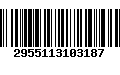 Código de Barras 2955113103187