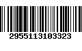 Código de Barras 2955113103323