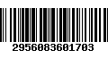 Código de Barras 2956083601703