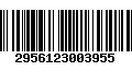 Código de Barras 2956123003955