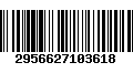 Código de Barras 2956627103618
