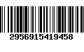 Código de Barras 2956915419458