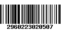 Código de Barras 2960223020507