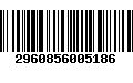 Código de Barras 2960856005186