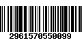 Código de Barras 2961570550099