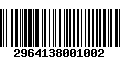 Código de Barras 2964138001002